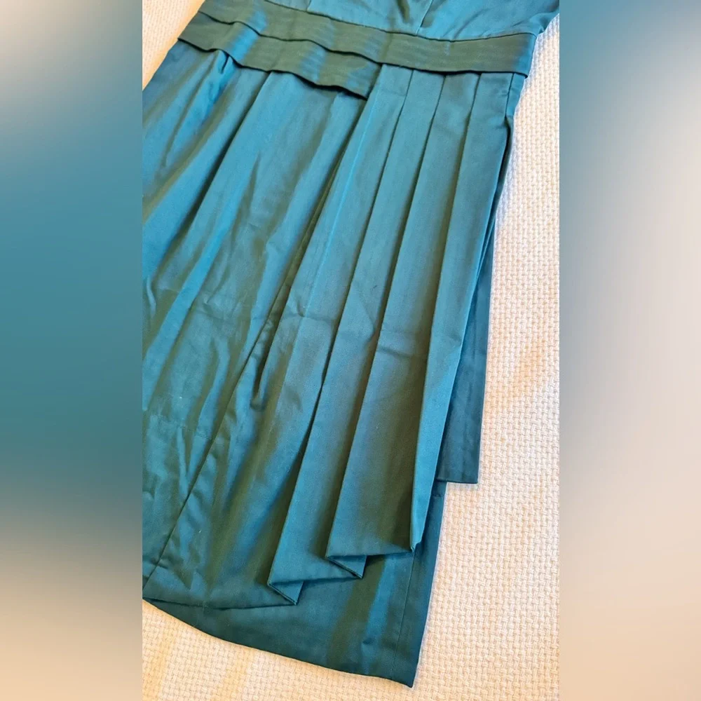 MARC By MARC JACOBS Pleated Teal Mini Dress